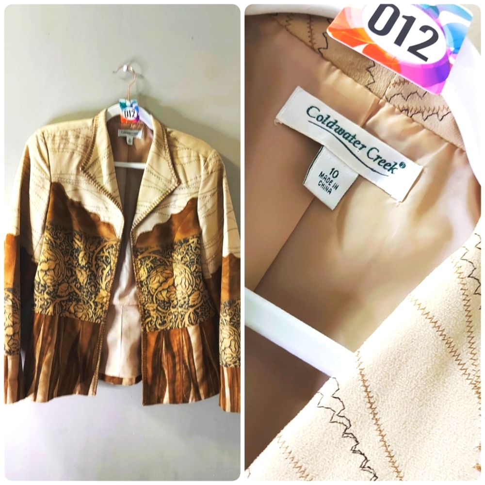 Neutral tone blazer